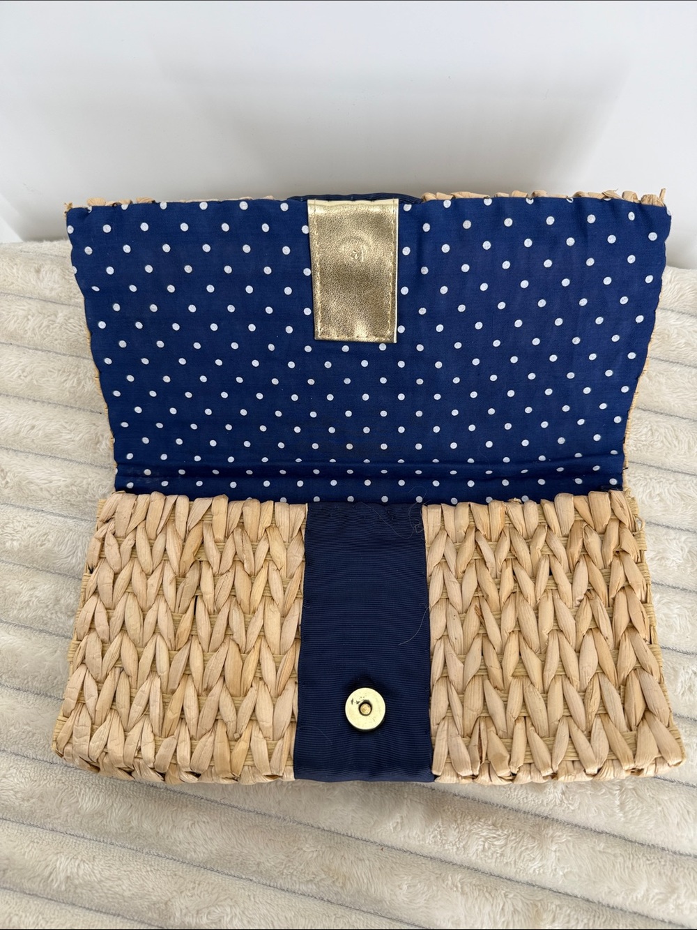 Mudpie Starfish Woven Clutch - Picture 2 of 10
